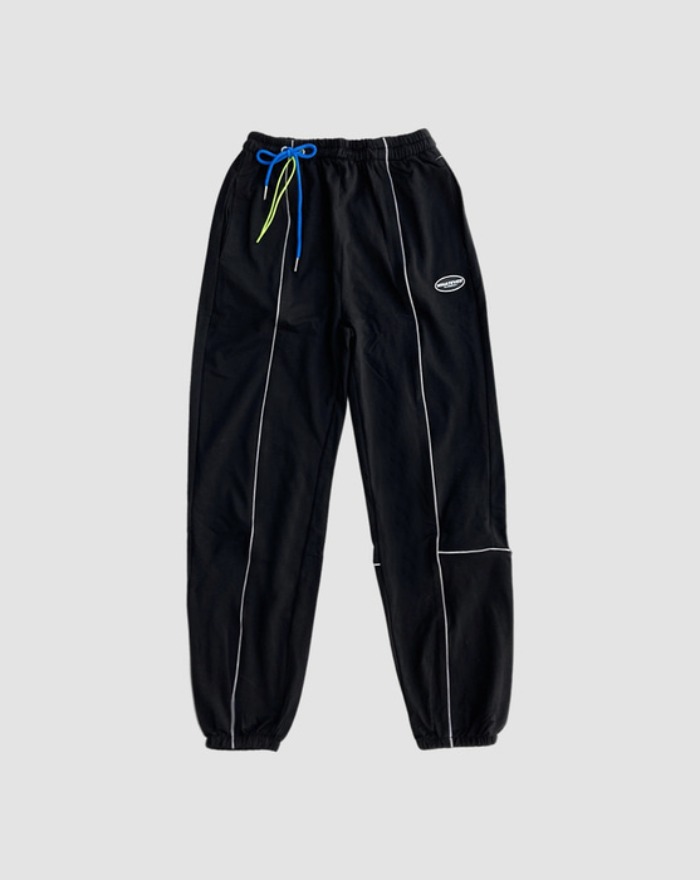 Side string color matching jogger training pants