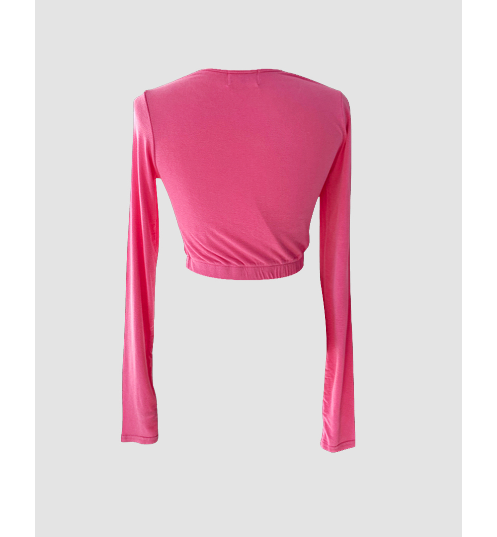 긴팔 티셔츠 핑크 색상 이미지-S6L6